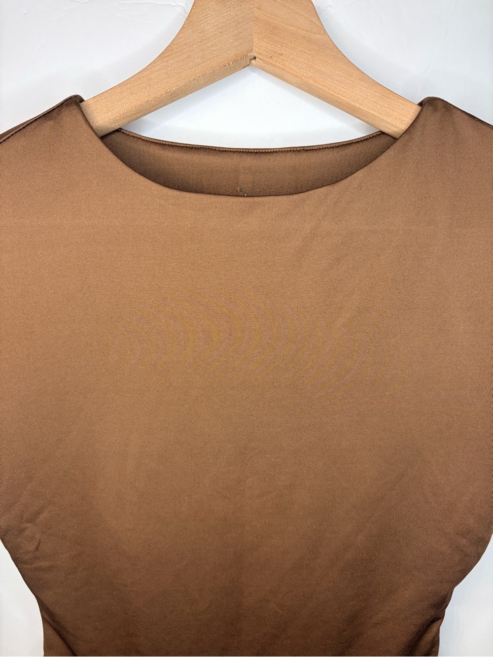 Hello Molly Chocolate Brown Base Core Contour Bodysuit, Size XS - Picture 8 of 13